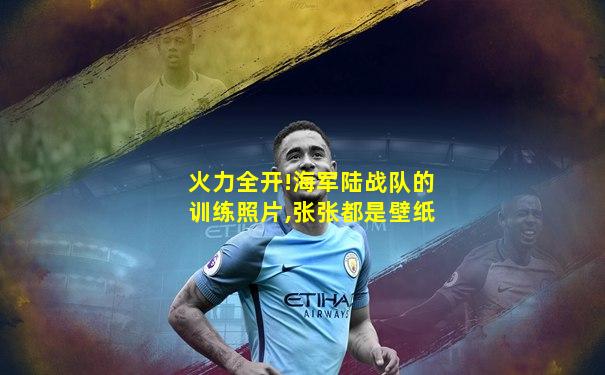火力全开!海军陆战队的训练照片,张张都是壁纸