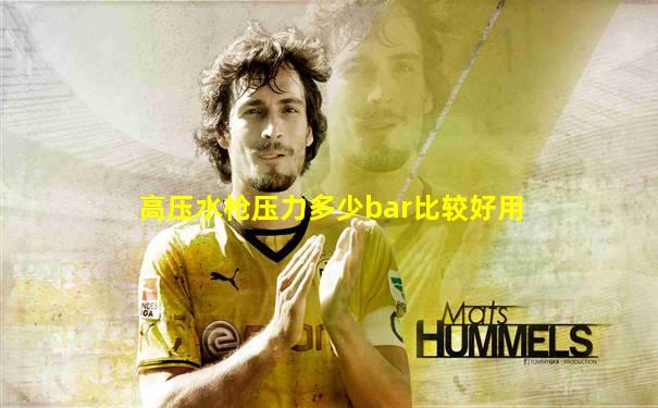 高压水枪压力多少bar比较好用